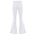 thumbnail image 5 of Women's Casual Pants Bell Bottom Jeans For Women High Waisted Classic Flared Denim Pants Stretchy Wide Leg Jeans Bell Bottoms Trousers,White Women's Casual Pants XXXL, 5 of 5