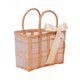 thumbnail image 2 of Organizadores y almacenamiento de armario, bolsa de playa tejida de plástico transparente, elegante cesta para verduras, bolsa de regalo de agradecimiento para maestros con flores, bolsa de mano con c, 2 of 8