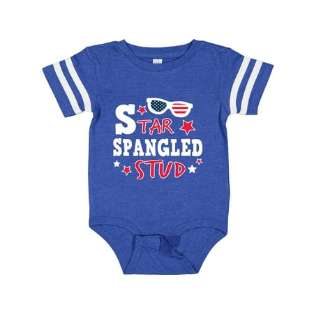 

Inktastic Star Spangled Stud with Sunglasses and Stars Gift Baby Boy Bodysuit