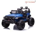 thumbnail image 2 of EastVita Kids 24V Ride on Car with Electric Remote Control Dual Drive Power Ride on Toys 2 Seats SUV Truck Wheels Vehicle with Control Bluetooth USB Mp3 Headlight, 2 of 7