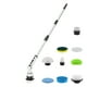 thumbnail image 2 of Fiudx Cepillo de Limpieza Giratorio, Mango Extensible, 9 Cabezales Intercambiables, Potente Batería de 2600 Mah, Ángulo Ajustable, Carga Rápida, Apto para Cocina y Baño, Tamaño Compacto (44 X 17 X 9, 2 of 7