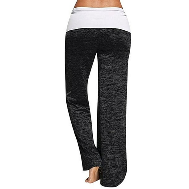 Yoga Pants Women Sports Wide-Leg Trouser Fast Women Wide-Leg Dry Outdoor  Pants, Black, XXL 