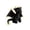Black Dragon-5.9 x 3.1Inch Emotional Support Dragon Pocket Buddy- A2, variant on Emotional Support Dragon Pocket Buddy, Hand-Stitched Mini Dragon Comfort Figurine with Big Golden Eyes, Cute Anxiety Relief Pocket Hug Companion, Inspirational Stress Relief Gift for Men Women