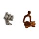 thumbnail image 1 of Figura De Búho Pensador Moderno, Escultura Abstracta De Animal, Adorno De Mesa Para Sala De Estar, Oficina, Armario, Bar, Decoración De Boda, 1 of 8