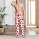 thumbnail image 2 of Balery Realistic Maple Leaf Pantalones de pijama para hombre, pijama ultraligero, pantalón de descanso-Small, 2 of 6