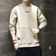 thumbnail image 5 of Ropa masculina Camiseta Cuello redondo Sudadera para hombre Top Sin capucha Azul Cuello redondo Jersey Overfit Color pastel Lujo Nuevo en S, 5 of 5