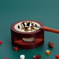 thumbnail image 5 of 1 Set Of Wax Seal, Solid Wood Wax Melting Furnace With Spoon, Wax Bead Melting Heater, Wax Pot, Bead Rod Heater, 5 of 5