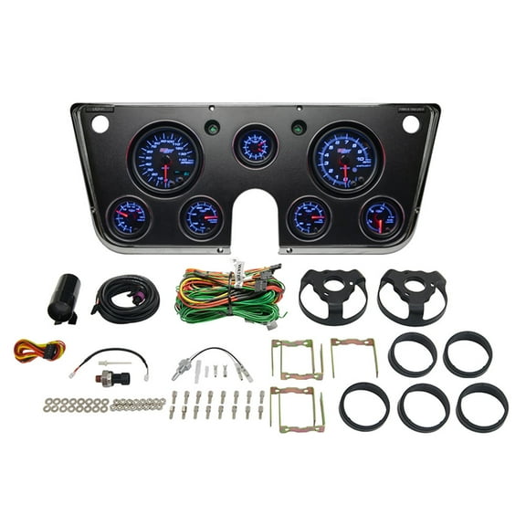 Replacement Cluster Dashboard Panel Pod & 7-Gauge Set for 67-72 Chevy K5 Blazer
