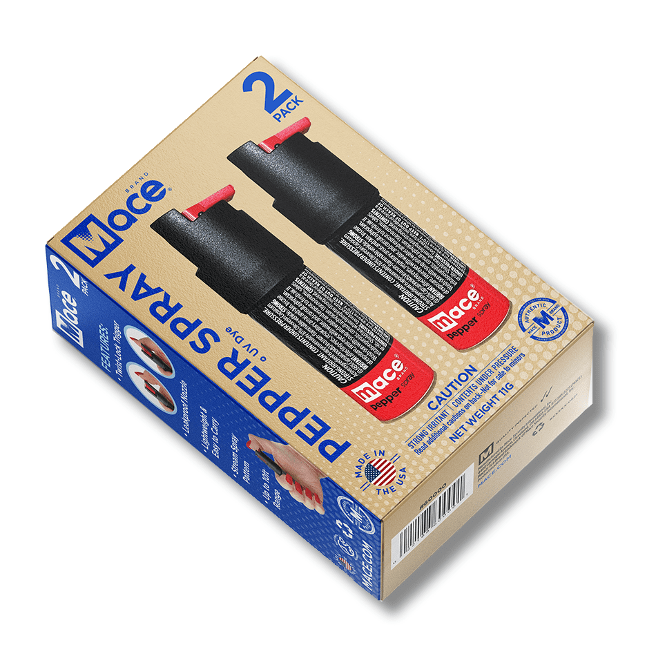 Mace Brand Pepper Spray 1/2 oz Twistlock 2-Pack - UV Dye