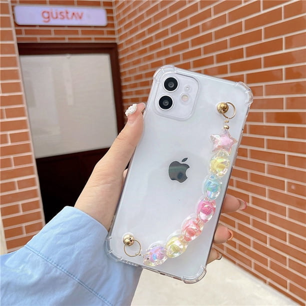 Funda De Cadena huawei y70 y7a y6p y6s y9s nova 8i 7i 7 7 se 9 5t 3i y8s y5p y9a y7 y6 y9 prime 2019 Teléfono De Amor Láser Transparente A Prueba De Golpes Silicona phoen