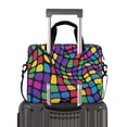 thumbnail image 2 of FORMRS 16" Laptop Bag Carrying Sleeve Case with Handle Travel Shoulder Briefcase, Colorful Psychedelic, 2 of 8
