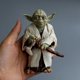 thumbnail image 2 of Anime Star War Mandalorian personajes Master YODA coleccionable PVC figura de acción de dibujos animados modelo niños amigos Hobby decoración de juguetes, 2 of 4