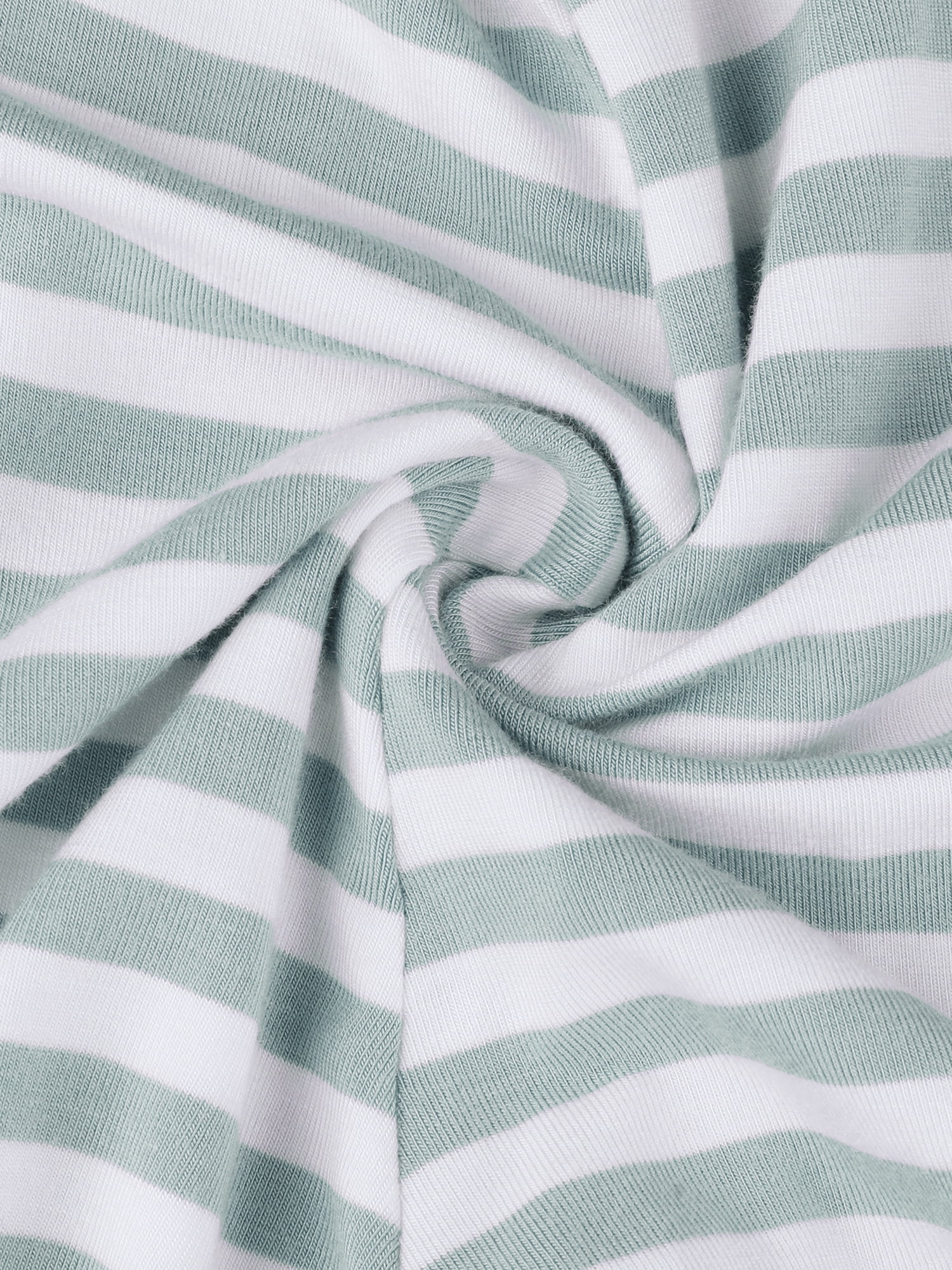 DARING DIVA Women's Stripe Soft Lightweight Elastic Drawstring Bottoms M Gray Green