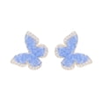 thumbnail image 4 of Suitable for Summer Earrings New High-end Niche Design Small Fresh Gradual Change Crystal Butterfly Stud Earrings, 4 of 12