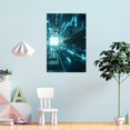 thumbnail image 3 of Cyber Corridor, Digital Pathway, 30x45 cm, 3 of 5