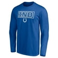 thumbnail image 2 of Men's Royal Indianapolis Colts Squad Throwbacks Long Sleeve T-Shirt, 2 of 3