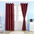 thumbnail image 2 of 1-Piece Room Darkening Solid Grommet Curtain Panel, 39x98 Inch, 2 of 6