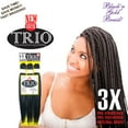 thumbnail image 2 of 10 Pack Value Deal - 3X TRIO #T1B/27 Pre Stretched Braiding Hair 28Inch, 2 of 6