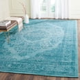 thumbnail image 2 of SAFAVIEH Classic Vintage Ivonette Oriental Cotton Area Rug, Aqua, 8' x 10', 2 of 8