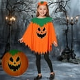 thumbnail image 2 of Caqnni Toddler Girl Boy halloween outfit Pumpkin Sweatsthirt Long Sleeve Shirt Pocket Pants Halloween Clothes Set Halloween Outfit (One Size,Orange), 2 of 6