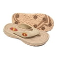 thumbnail image 2 of ZORIZ Collegiate Series Golf Sandals for Women and Men, Thong Flip Flops With Removable Spikes, Golf Footwear With Deeper Heel Cup and Higher Sidewalls, Tan, Southern Cal, Men’s 6/Women’s 8/, 2 of 7
