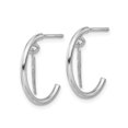 thumbnail image 4 of Boucles d'Oreilles Pendantes en Argent Sterling Poli, 4 of 4