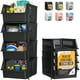 thumbnail image 1 of Contenedores de almacenamiento apilables Skywin TidyFriend, paquete de 4, negros, 1 of 7