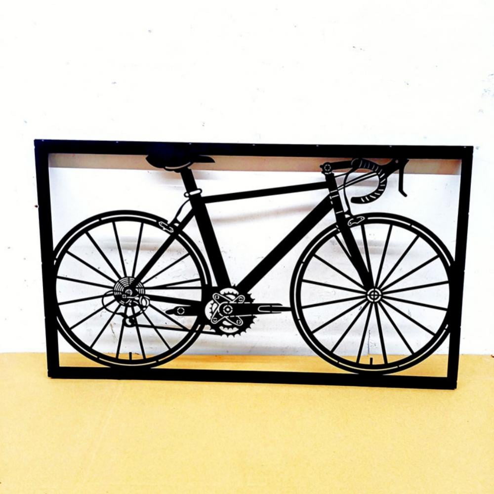 Metal Bike Wall Art, Antique Style Bicycle Metal Wall Art Decor, Home