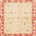 thumbnail image 1 of Ahgly Company Machine Washable Indoor Square Abstract Khaki Gold Area Rugs, 7' Square, 1 of 7