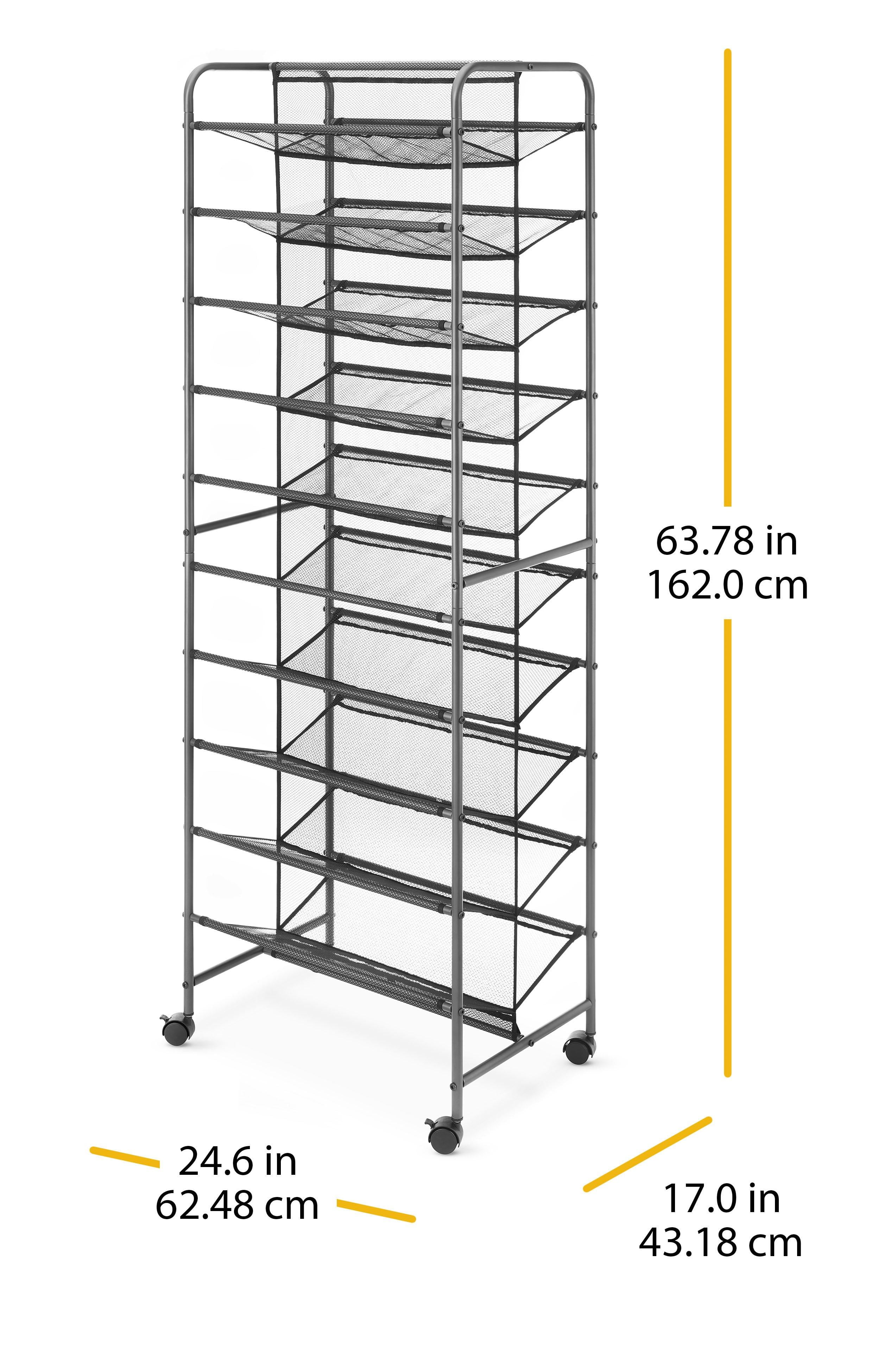Amazon.com: HOMICKER 10-Tier Shoe Organizer - Large Metal