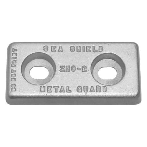 Plate Zinc Anode (ZHC-2) 2.5 lbs With Slotted Holes