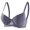 Gray, variant on AINIYS Bralette Wireless Soft Cup Bra Secure Fit Bra for Women Cleavage Bra Lift and Support Push-Up Bra Thin Fabric Bralettes Breathable Everyday Bras Pink 75B