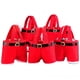 thumbnail image 3 of Bolsa de regalo navideña para pantalones de Papá Noel - Bolsa roja de caramelos navideños para detalles de fiesta, chocolates y pequeños regalos, de una pieza, 3 of 9