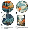 thumbnail image 3 of Designart "Canyon Landscape Painting IV" Floral Floater Framed Wall Art Living Room, 3 of 7