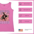 thumbnail image 6 of Blame it All On My Roots Women's Tank Top Vintage Country Fair Rodeo Cowgirl, 6 of 7