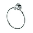 thumbnail image 1 of Gatco 4682 Channel Brass Towel Ring, Chrome, 1 of 4