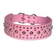 thumbnail image 1 of Collar de Cachorros Zulema 5cm de Espesor Cuero PU Rosa, 1 of 8