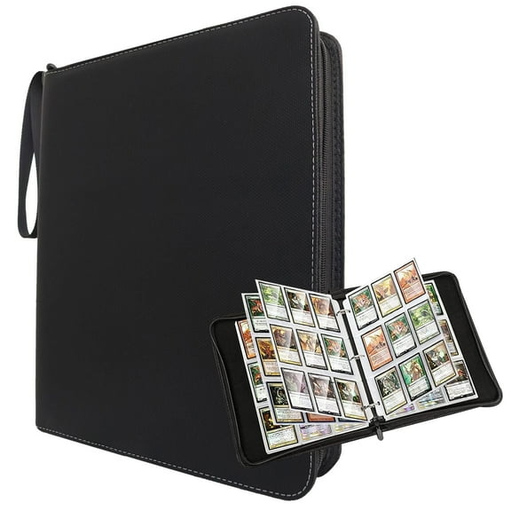 Gowinsee 720 Pockets Trading Card Binder, 9 Pockets Card Binder with Sleeves Card Organizer for Baseball Football Sports Card and TCG Yugioh Card