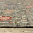 thumbnail image 4 of 2' x 3' Blue and Gray Oriental Power Loom Area Rug, 4 of 5