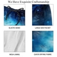 thumbnail image 4 of luoweisi Men's Beach Shorts Quick Dry Swim Trunks with Mesh Lining Galaxy 2XL, 4 of 5