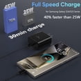 thumbnail image 4 of Cargador Samsung Super Fast USB-C de 45 W con cable de 2 m negro, 4 of 6