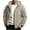 Khaki, variant on Mens Rain Jacket Lightweight Solid Color Windproof And Waterproof Zipper Parka Coat Athletic Coat Hooded Outwear Winter Fall Outerwear with Pockets