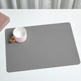 thumbnail image 4 of Fiudx Ofertas de la semana Camino de mesa moderno y hermoso, manteles individuales de cuero de doble cara, estilo occidental, tapetes aislantes del calor para el hogar, 4 of 6