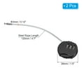 thumbnail image 2 of Uxcell Small Combination Lock 3 Digit Luggage Padlock with 4.7Wire for Backpack Gym Locker, Black 2 Pack, 2 of 5