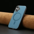thumbnail image 6 of Allytechgroup iPhone 16 Case with Magnetic Ring, Compatible with Magsafe Slim Back Cover Flannel Inner Lining Shockproof Protective Phone Case for Apple iPhone 16, Lightblue, 6 of 6