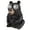 Black, variant on Pure Garden Set of 2 Outdoor Battery-Operated Owl Decoys to Scare Birds