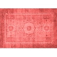 thumbnail image 1 of Ahgly Company Machine Washable Indoor Rectangle Abstract Red Modern Area Rugs, 8' x 12', 1 of 4