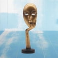 thumbnail image 3 of 10xEstatuilla De Escultura De Estatua Para El Hogar Decoración De Librería Moderna Gold Sunnimix Estatuilla de pensador, 3 of 7