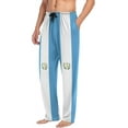 thumbnail image 4 of Top-kevin Guatemala Flag Men's Pajama Pants Sleepwear Lounge Pajama Bottoms with Pockets, S M L XL XXL, 4 of 13