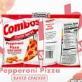 thumbnail image 3 of Combos Stuffed Snack 4 Flavors 1 Each Bulk Variety Share Pack - Pepperoni Pizza Baked Cracker, Cheddar Cheese Cracker, Pizzeria Baked Pretzel, Cheddar Cheese Pretzel In Cornershop Confections Pack, 3 of 5